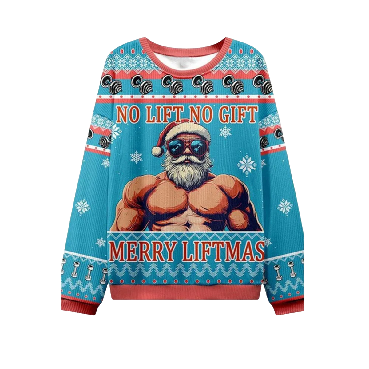 2026 Christmas No Lift No Gift Ugly Sweater - Moonbestprint