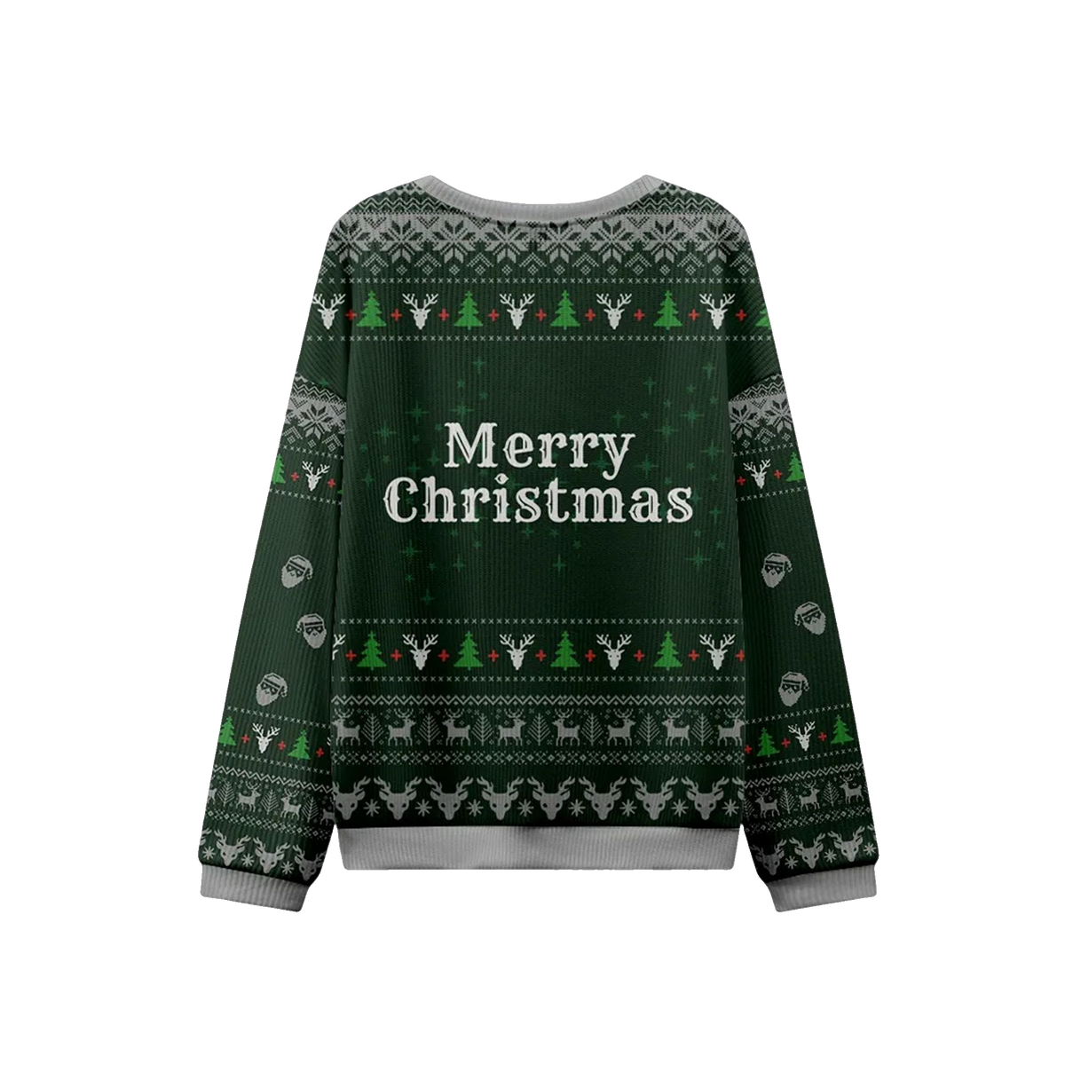 2026 Christmas Nice Naughty Overachiever Ugly Sweater - Moonbestprint