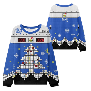2026 Christmas Minesweeper Tree Ugly Sweater - Moonbestprint