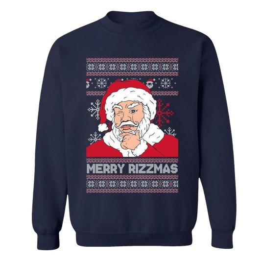 2026 Christmas Merry Rizzmas Santa Ugly Sweater - Moonbestprint