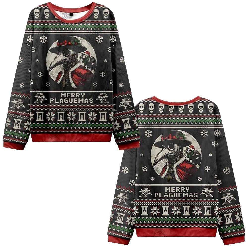 2026 Christmas Merry Plaguemas Ugly Christmas Sweater - Moonbestprint
