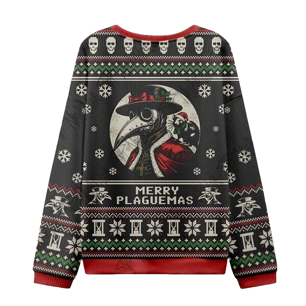 2026 Christmas Merry Plaguemas Ugly Christmas Sweater - Moonbestprint