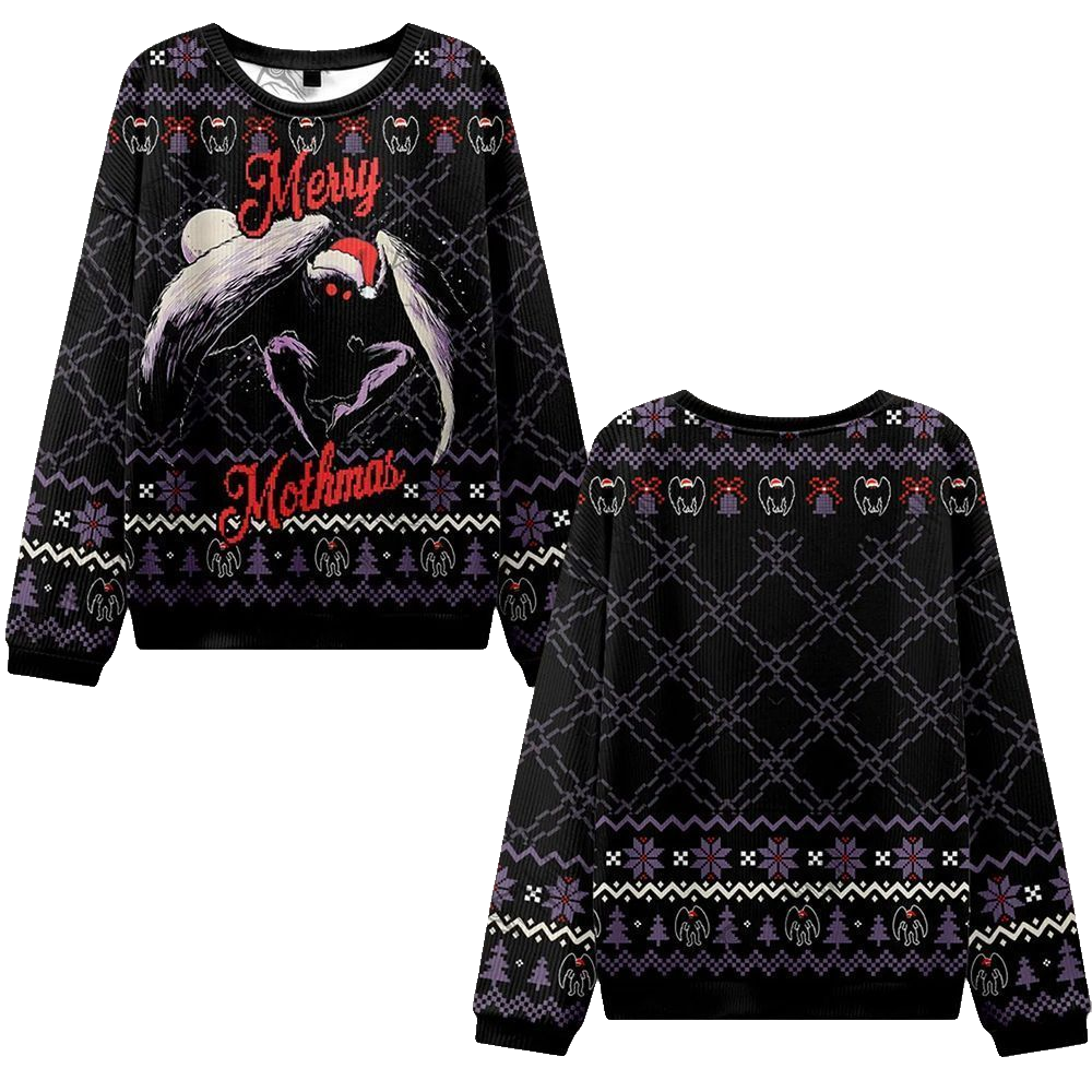 2026 Christmas Merry Mothmas Ugly Christmas Sweater - Moonbestprint