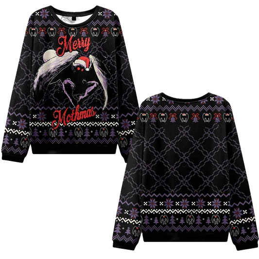 2026 Christmas Merry Mothmas Ugly Christmas Sweater - Moonbestprint