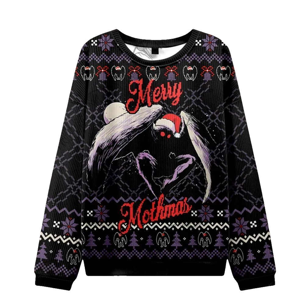 2026 Christmas Merry Mothmas Ugly Christmas Sweater - Moonbestprint