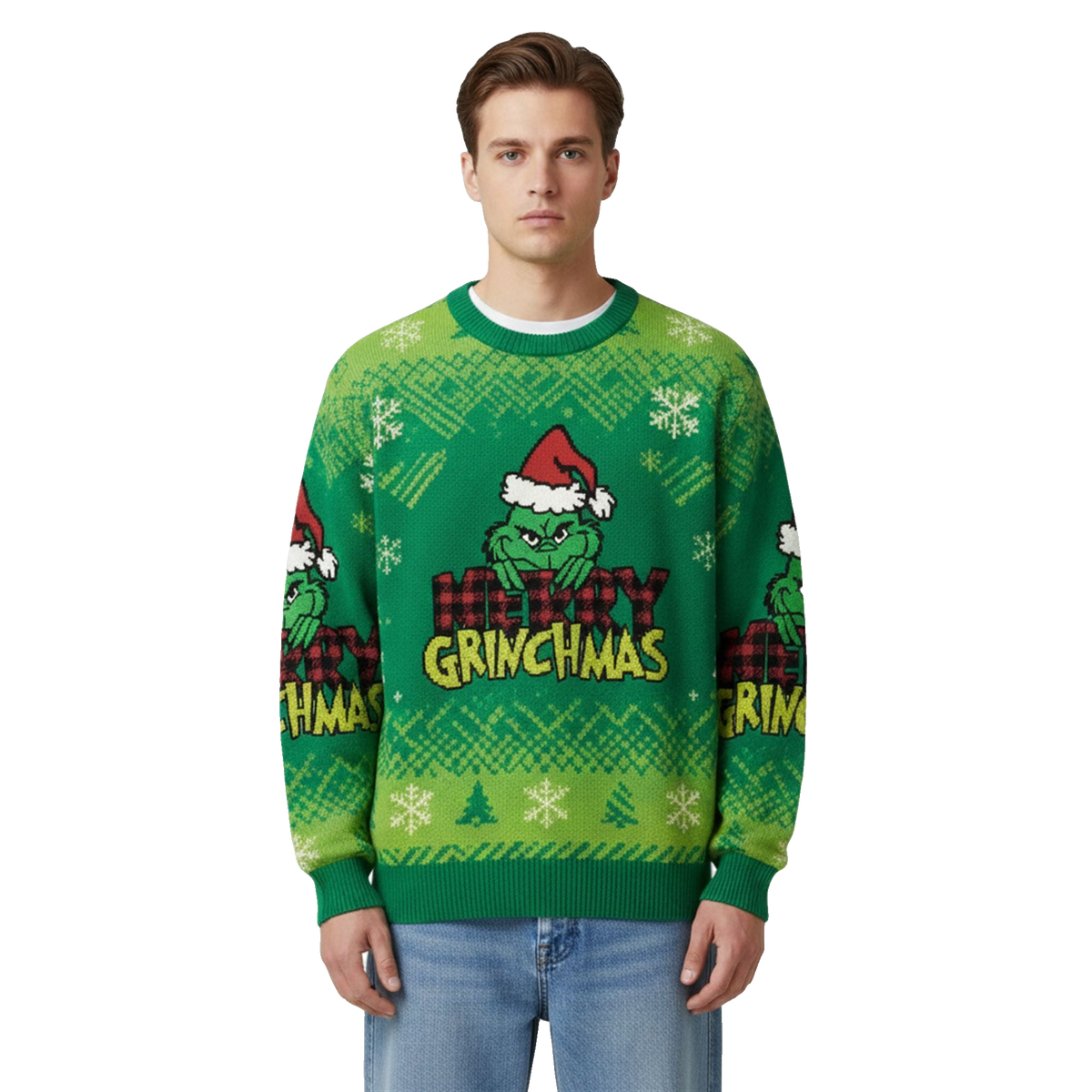 2026 Christmas Merry Grnchmas Ugly Sweater - Moonbestprint