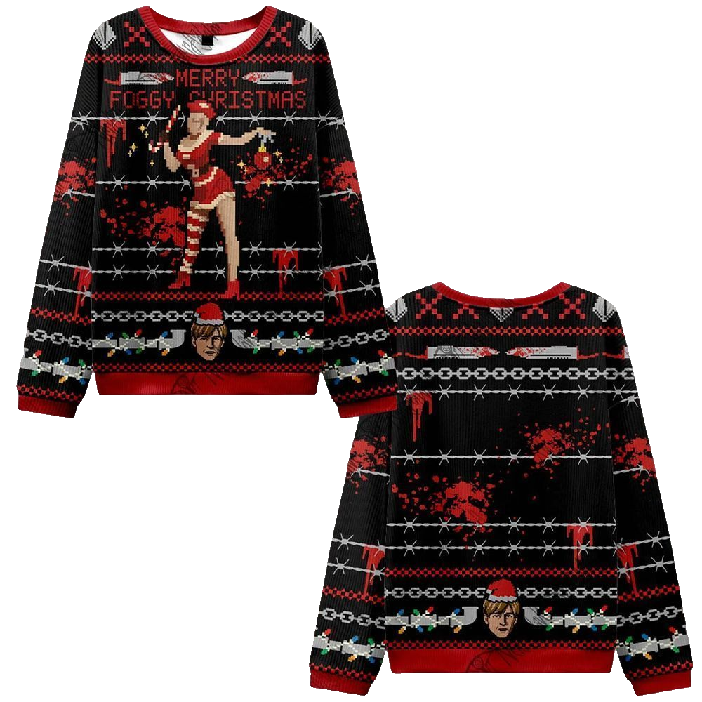 2026 Christmas Merry Foggy Christmas Ugly Sweater - Moonbestprint