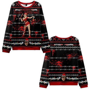 2026 Christmas Merry Foggy Christmas Ugly Sweater - Moonbestprint