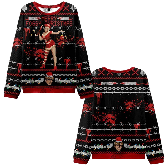 2026 Christmas Merry Foggy Christmas Ugly Sweater - Moonbestprint