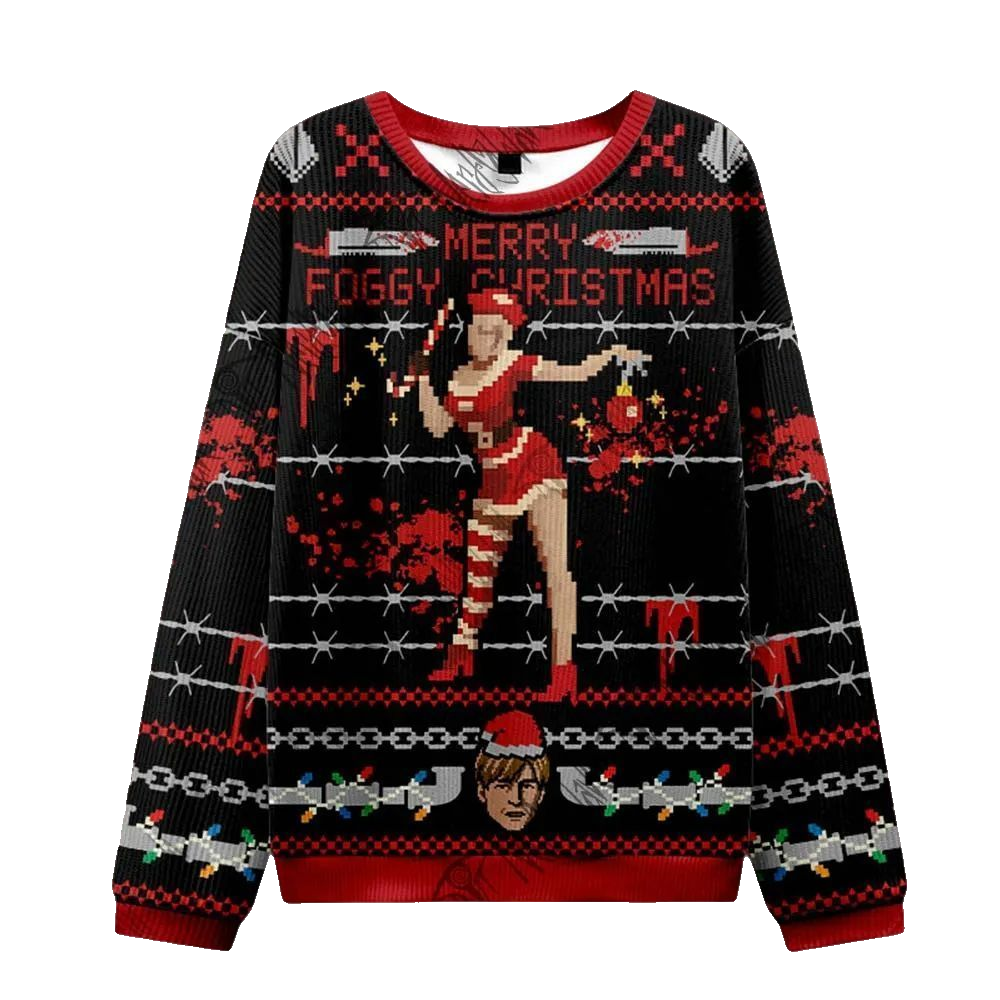 2026 Christmas Merry Foggy Christmas Ugly Sweater - Moonbestprint
