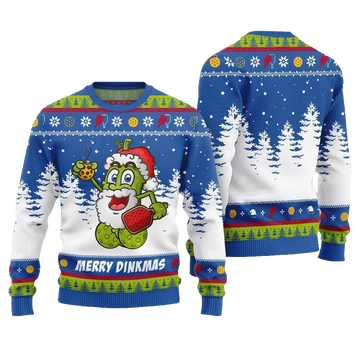 2026 Christmas Merry Dinkmas Pickleball Ugly Christmas Sweater - Moonbestprint