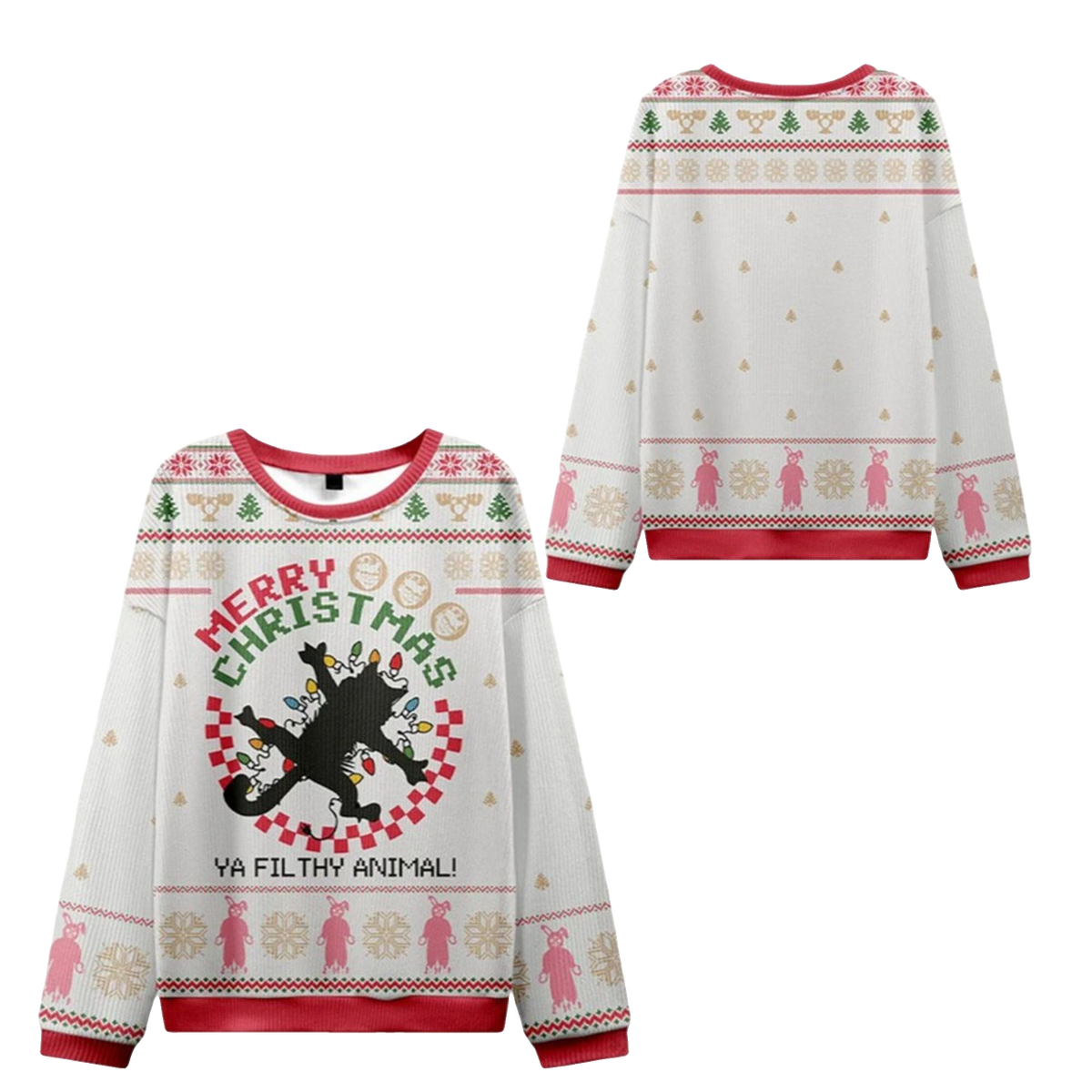 2026 Christmas Merry Christmas Ya Filthy Ugly Sweater - Moonbestprint