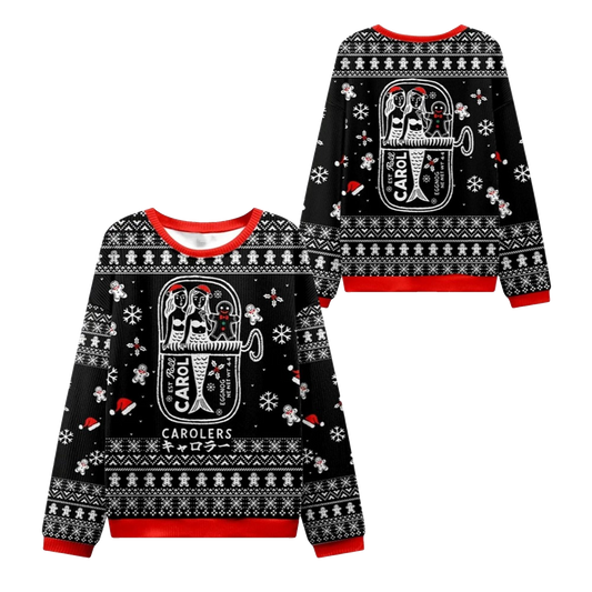 2026 Christmas Mermaid & Gingerbread Ugly Sweater - Moonbestprint