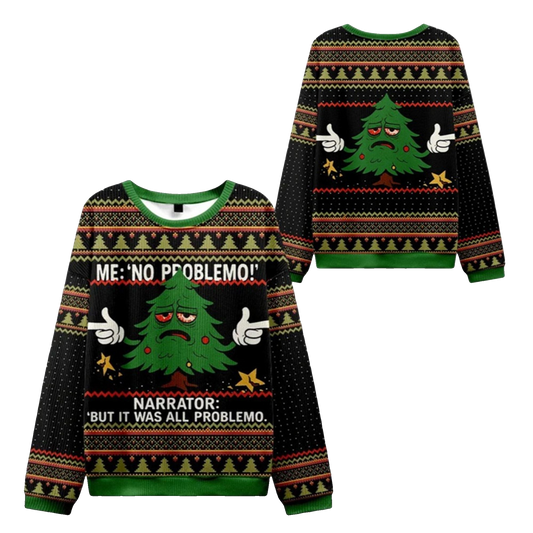 2026 Christmas Me No Problemo Ugly Sweater - Moonbestprint