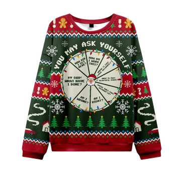 2026 Christmas May Ask Yourself Ugly Sweater - Moonbestprint