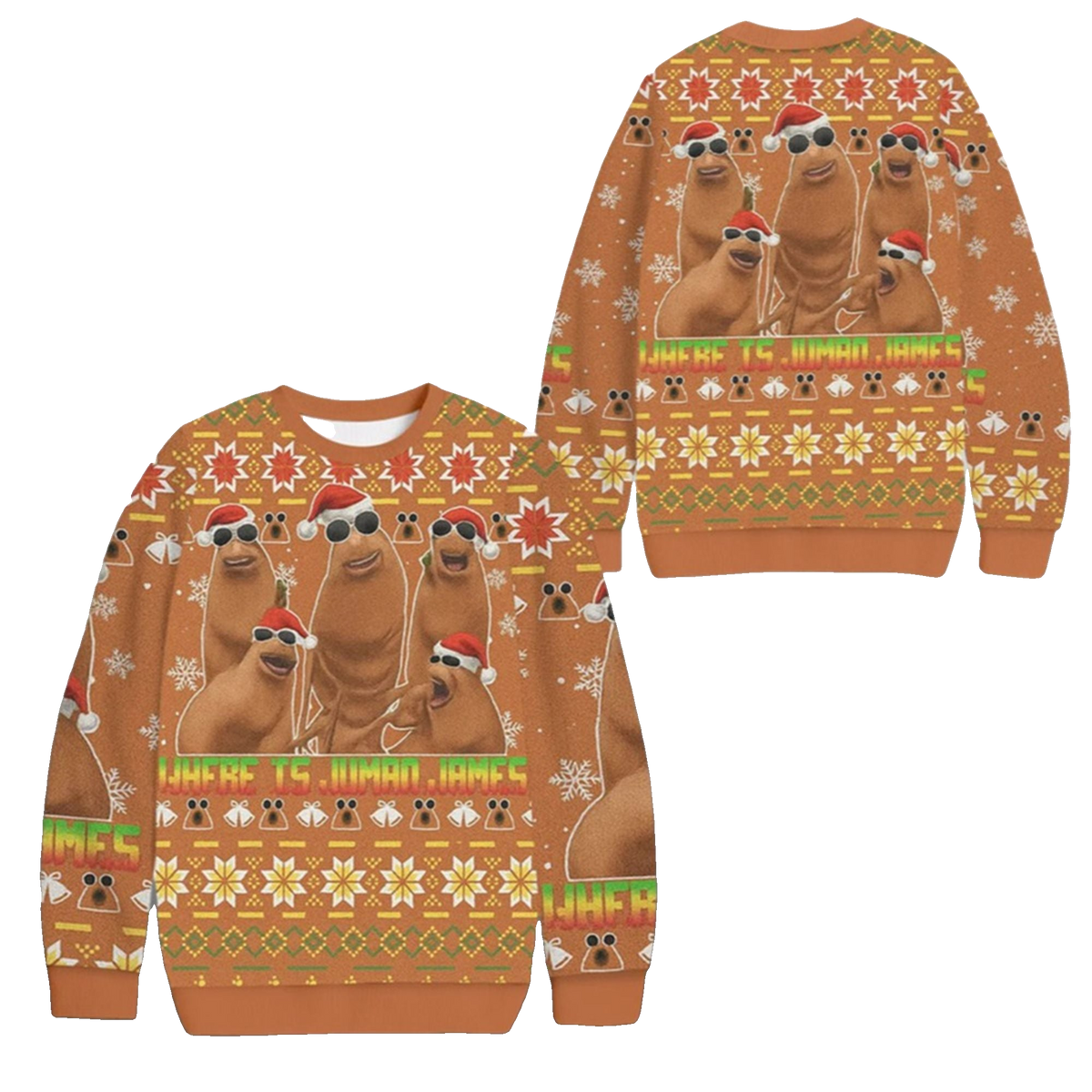 2026 Christmas Marcus The Worm Ugly Sweater - Moonbestprint