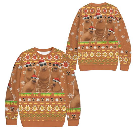 2026 Christmas Marcus The Worm Ugly Sweater - Moonbestprint