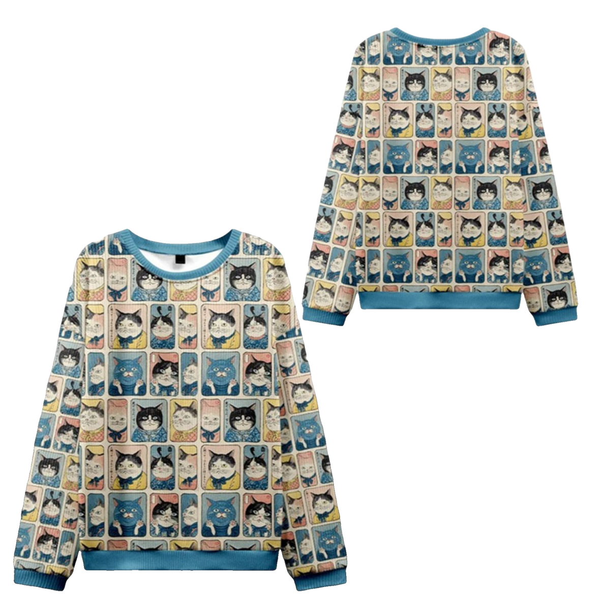 2026 Christmas Many Cats Are Watching You Ugly Sweater - Moonbestprint