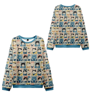 2026 Christmas Many Cats Are Watching You Ugly Sweater - Moonbestprint