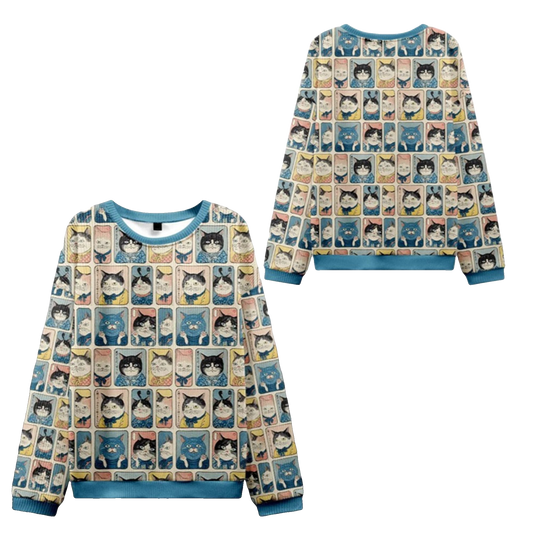 2026 Christmas Many Cats Are Watching You Ugly Sweater - Moonbestprint