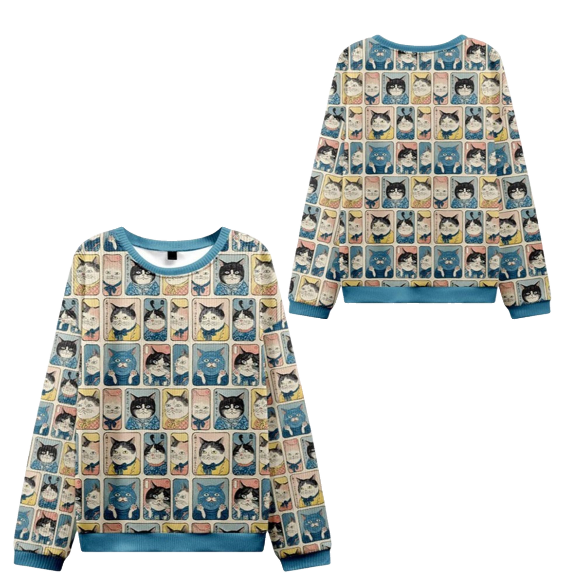 2026 Christmas Many Cats Are Watching You Ugly Sweater - Moonbestprint