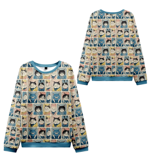 2026 Christmas Many Cats Are Watching You Ugly Sweater - Moonbestprint