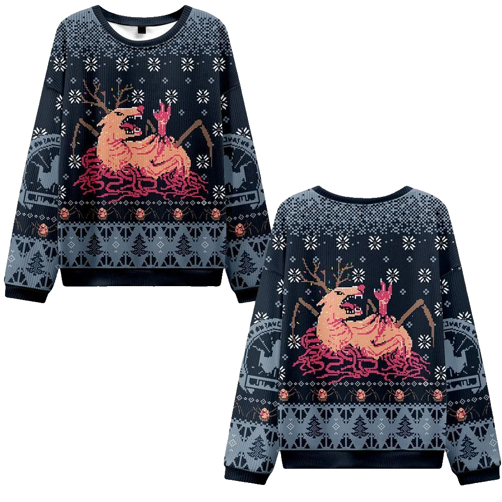 2026 Christmas Man is The Warmest Place to Hide Ugly Christmas Sweater - Moonbestprint