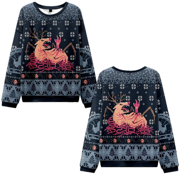 2026 Christmas Man is The Warmest Place to Hide Ugly Christmas Sweater - Moonbestprint