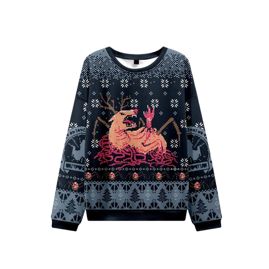 2026 Christmas Man is The Warmest Place to Hide Ugly Christmas Sweater - Moonbestprint