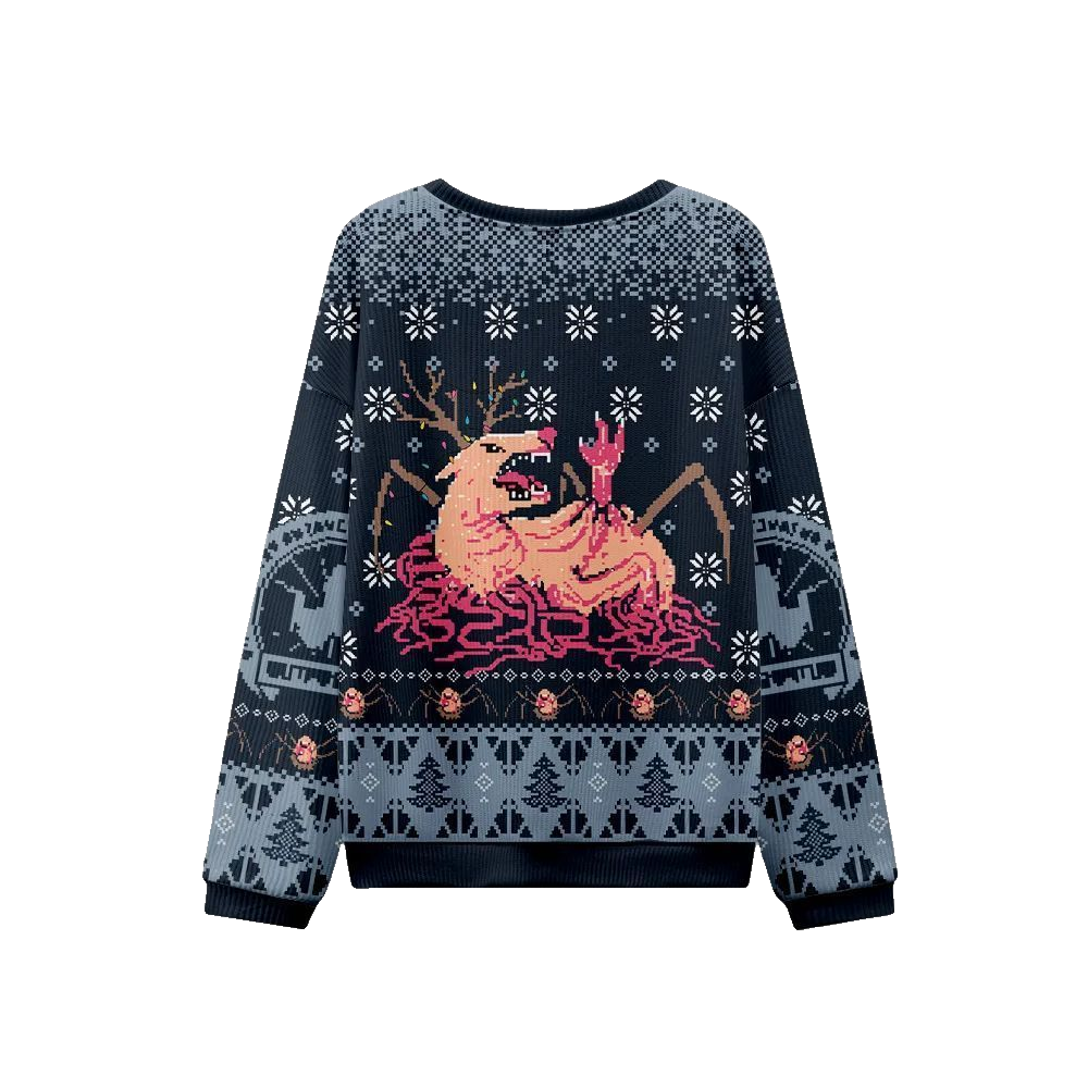 2026 Christmas Man is The Warmest Place to Hide Ugly Christmas Sweater - Moonbestprint