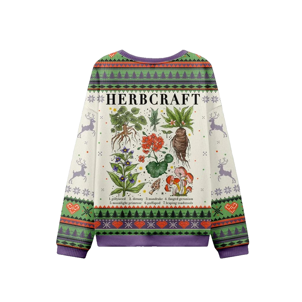 2026 Christmas Magical Herbcraft Ugly Christmas Sweater - Moonbestprint