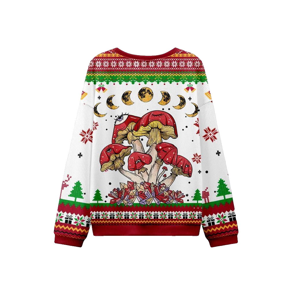 2026 Christmas Magic Mushroom Ugly Christmas Sweater - Moonbestprint