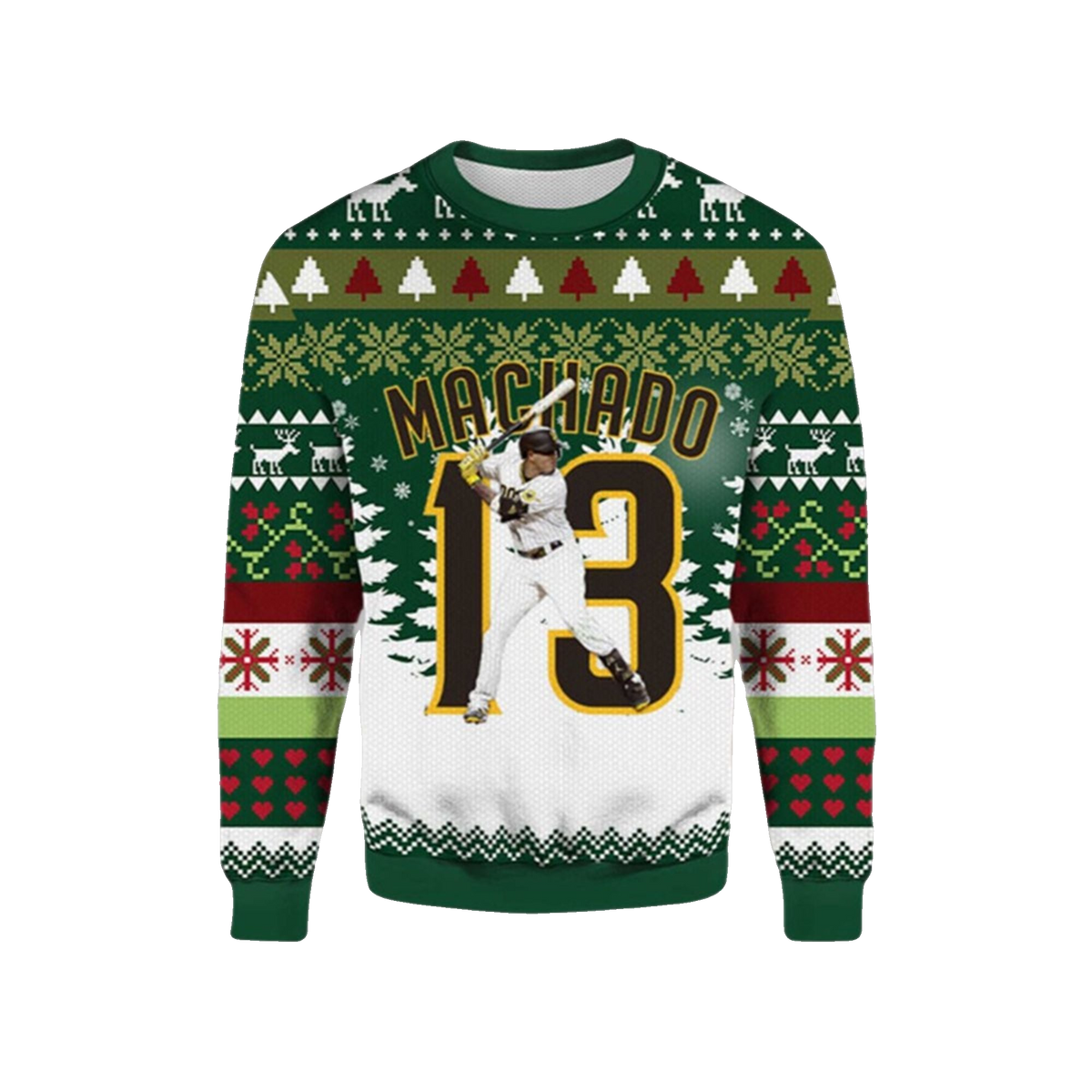 2026 Christmas Machado Padres Ugly Sweater - Moonbestprint
