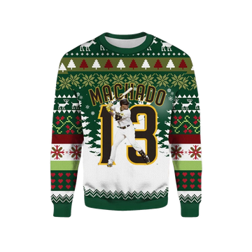 2026 Christmas Machado Padres Ugly Sweater - Moonbestprint