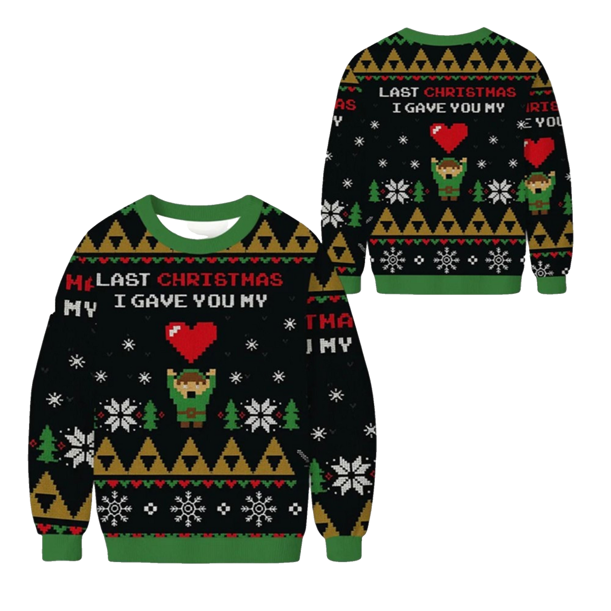 2026 Christmas Link To My Heart Zelda Ugly Sweater - Moonbestprint