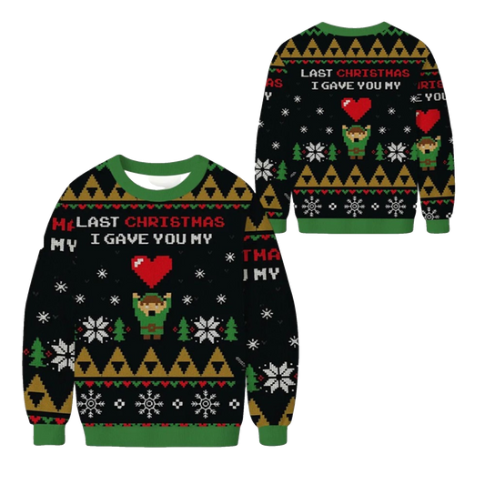 2026 Christmas Link To My Heart Zelda Ugly Sweater - Moonbestprint