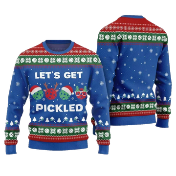 2026 Christmas Lets Get Pickled Ugly Christmas Sweater - Moonbestprint