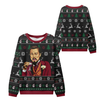 2026 Christmas Laughing Meme Toast Ugly Sweater - Moonbestprint