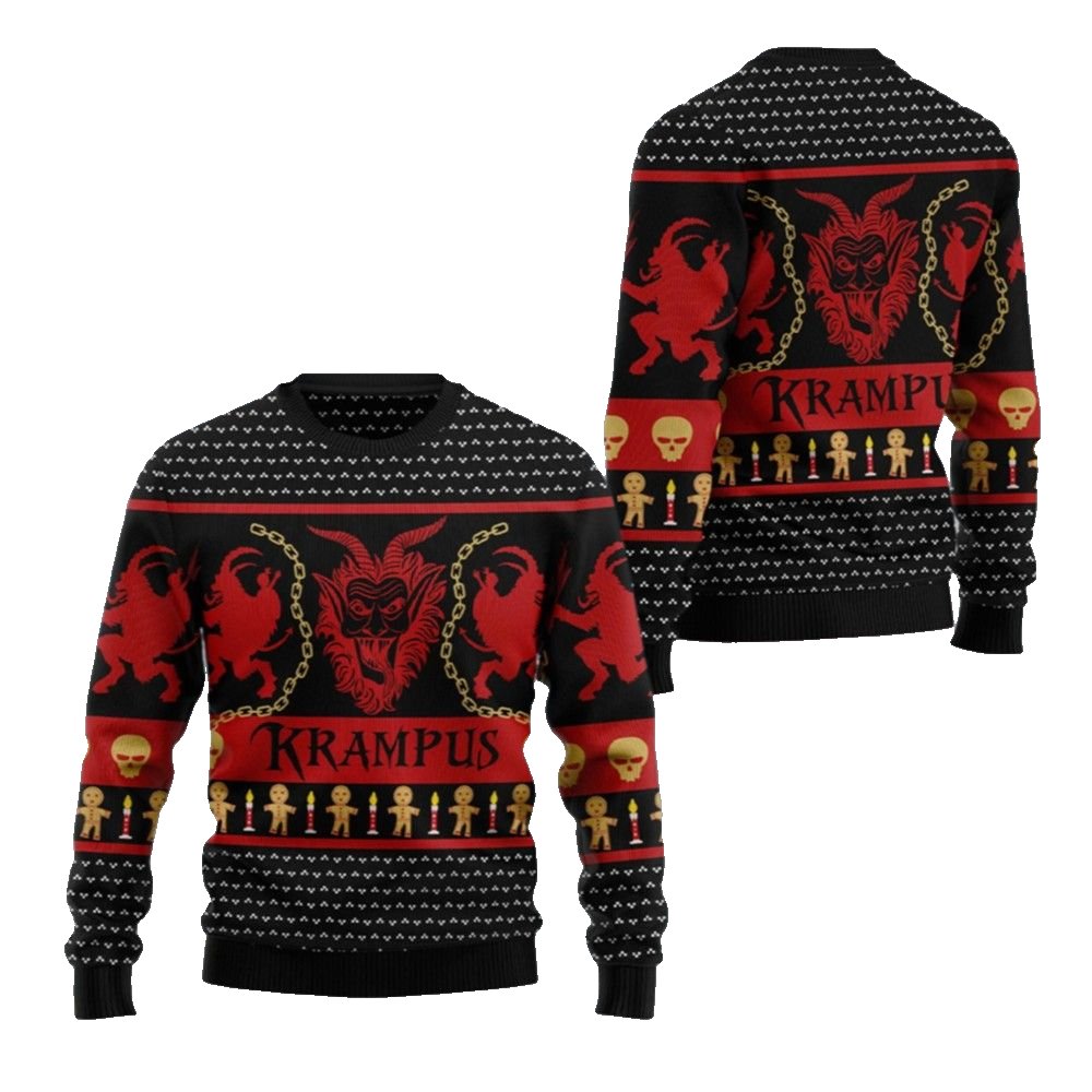 2026 Christmas Krampus Ugly Christmas Sweater - Moonbestprint