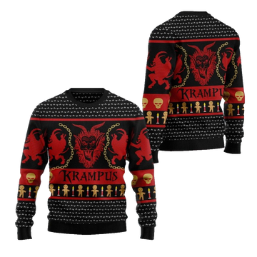 2026 Christmas Krampus Ugly Christmas Sweater - Moonbestprint