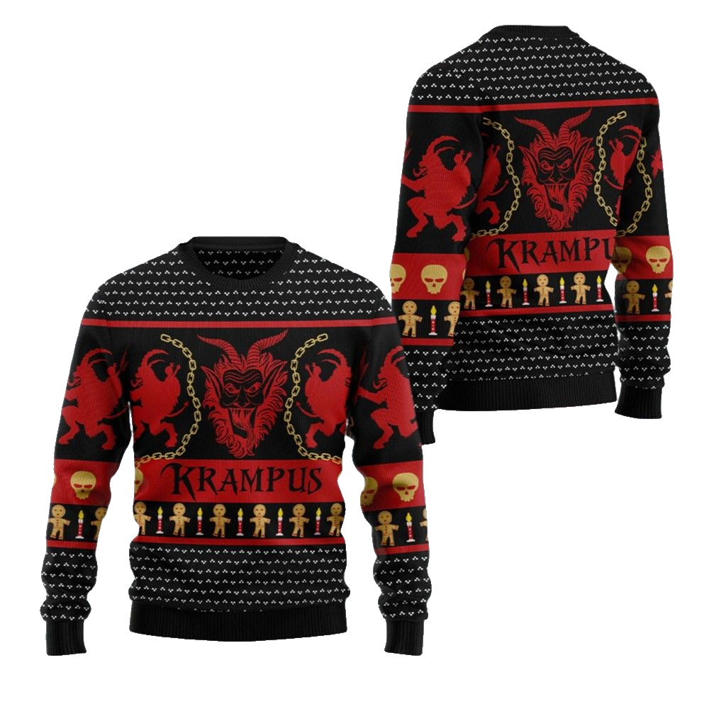 2026 Christmas Krampus Ugly Christmas Sweater - Moonbestprint