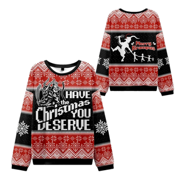 2026 Christmas Krampus Takes Children Ugly Sweater - Moonbestprint