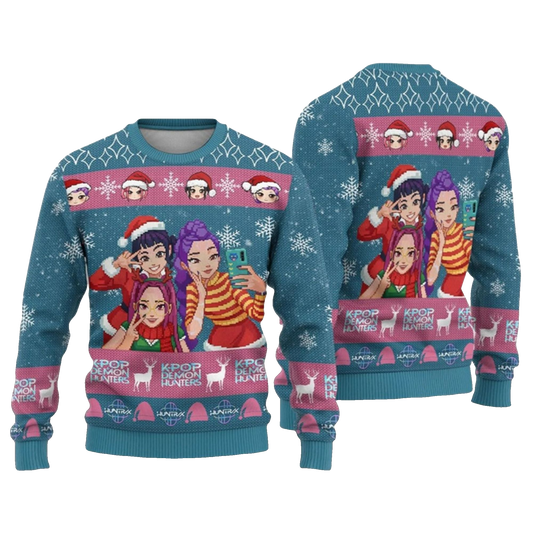 2026 Christmas Kpop Group Christmas Ugly Sweater - Moonbestprint