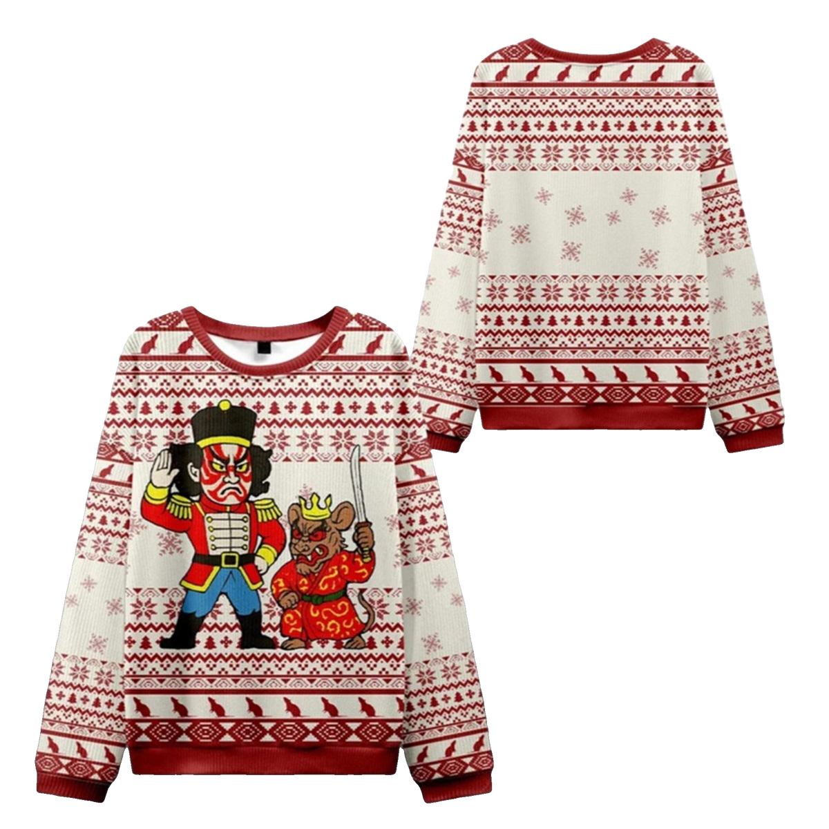 2026 Christmas Knight And His King Ugly Sweater - Moonbestprint