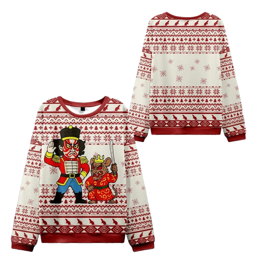 2026 Christmas Knight And His King Ugly Sweater - Moonbestprint