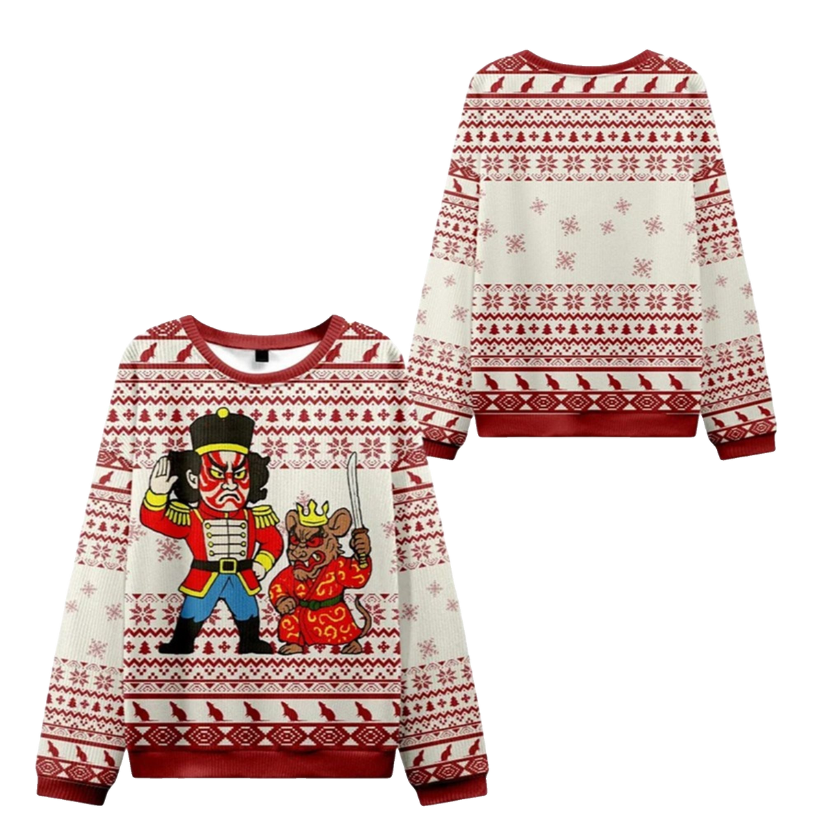 2026 Christmas Knight And His King Ugly Sweater - Moonbestprint