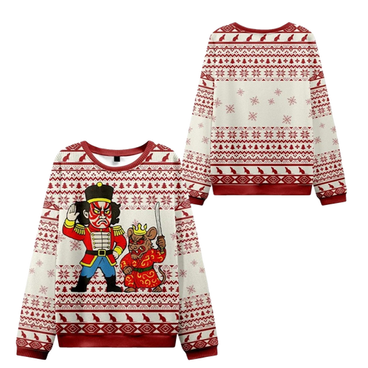 2026 Christmas Knight And His King Ugly Sweater - Moonbestprint
