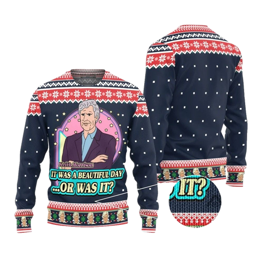 2026 Christmas Keith Morrison It Was A Beautiful Day Or Was It Ugly Christmas Sweater - Moonbestprint