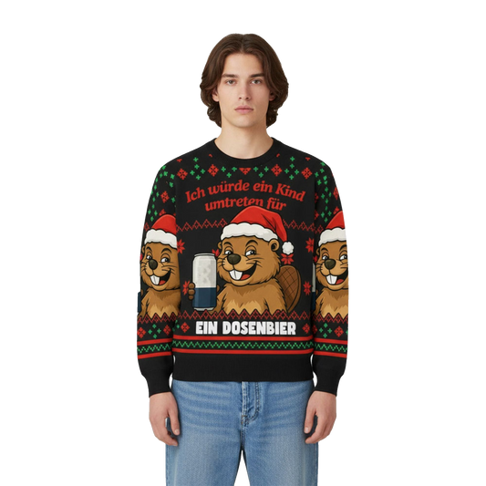 2026 Christmas Kind Umtreten Dosenbier Ugly Sweater - Moonbestprint
