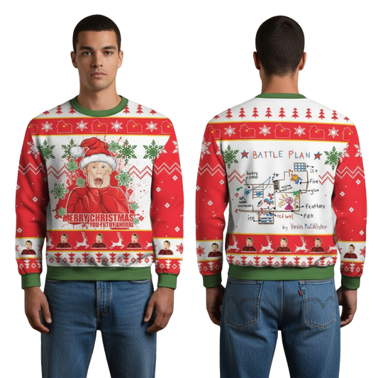 2026 Christmas Kevin McCallister Ugly Sweater - Moonbestprint